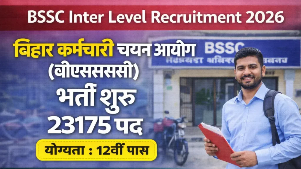 BSSC Inter Level Recruitment 2025