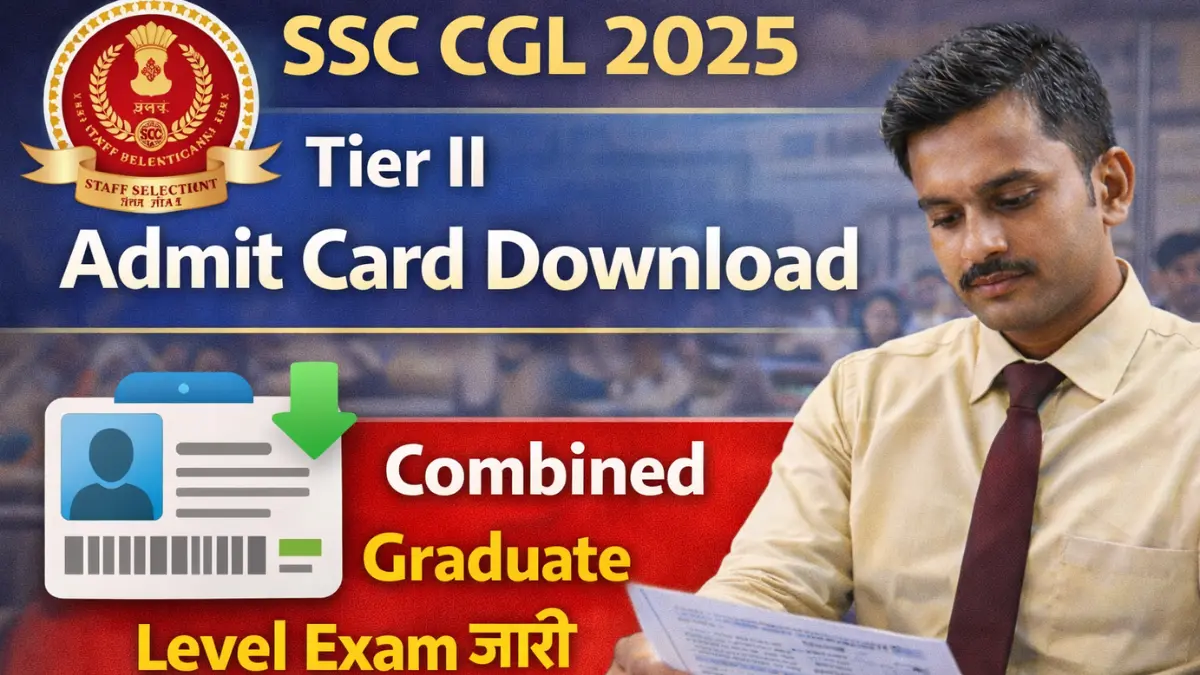 SSC CGL 2025 Tier II Admit Card Download
