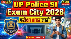 up police si exam city 2026