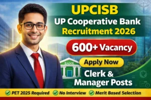 UPCISB UP Cooperative Bank Various Post Online Form