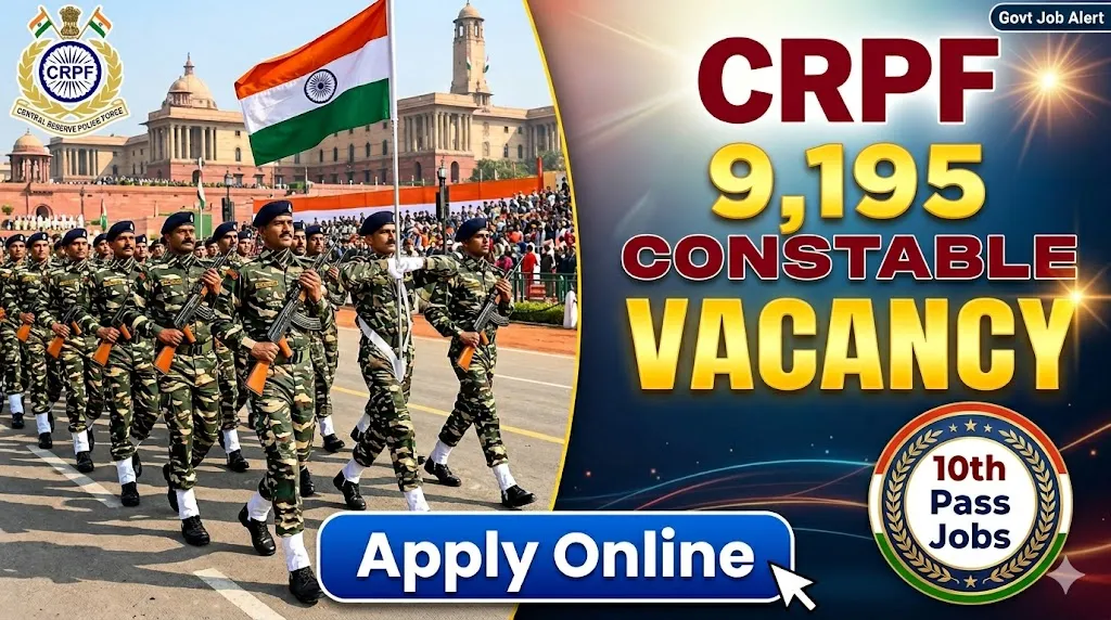 CRPF Constable Recruitment 2026