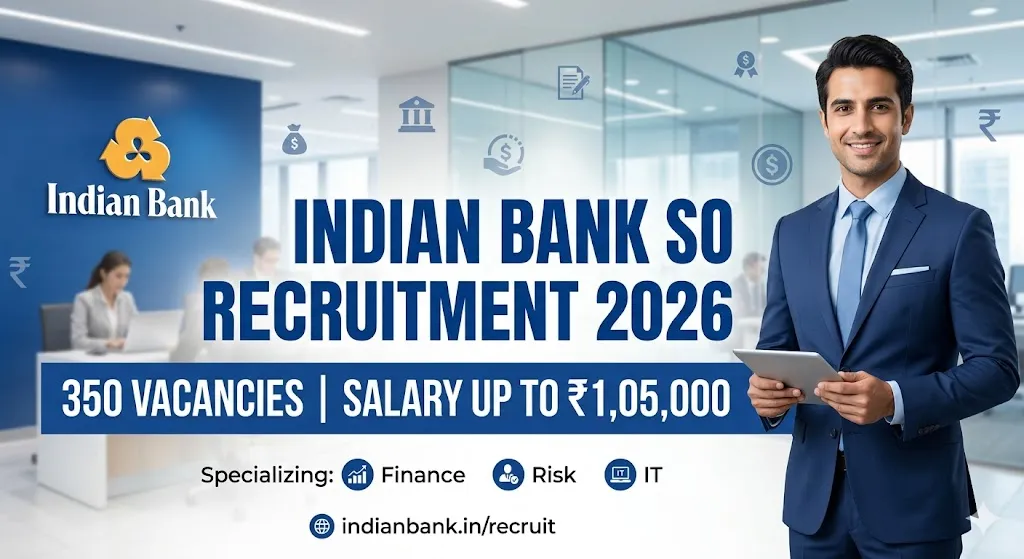 Indian Bank SO Recruitment 2026