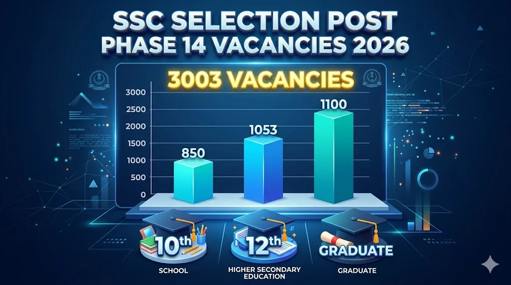 SSC Selection Post Phase 14 Vacancies 2026