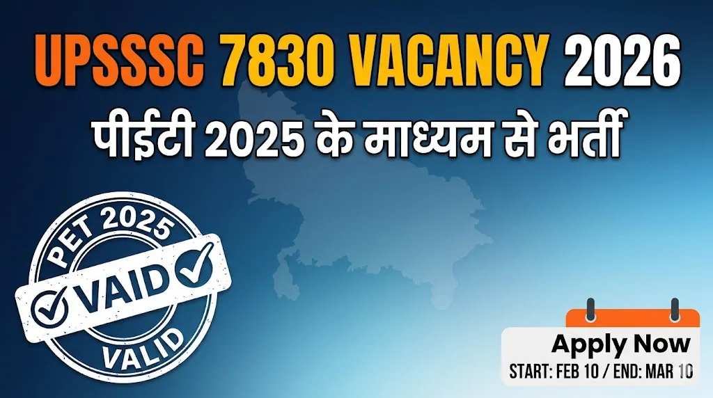 UPSSSC Upcoming Vacancy 2026