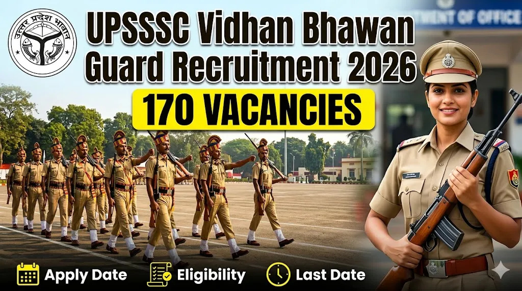 UPSSSC Vidhan Bhawan Guard Recruitment 2026