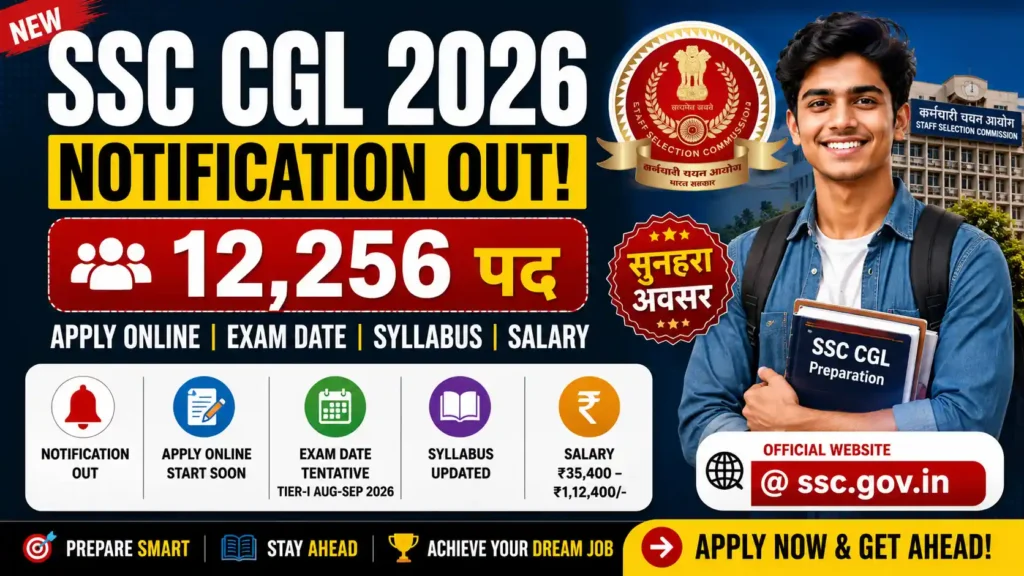 SSC CGL 2026 Notification