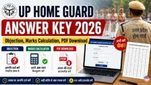 UP Home Guard Answer Key 2026