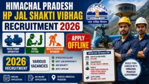 Himachal Pradesh HP Jal Shakti Vibhag Recruitment 2026
