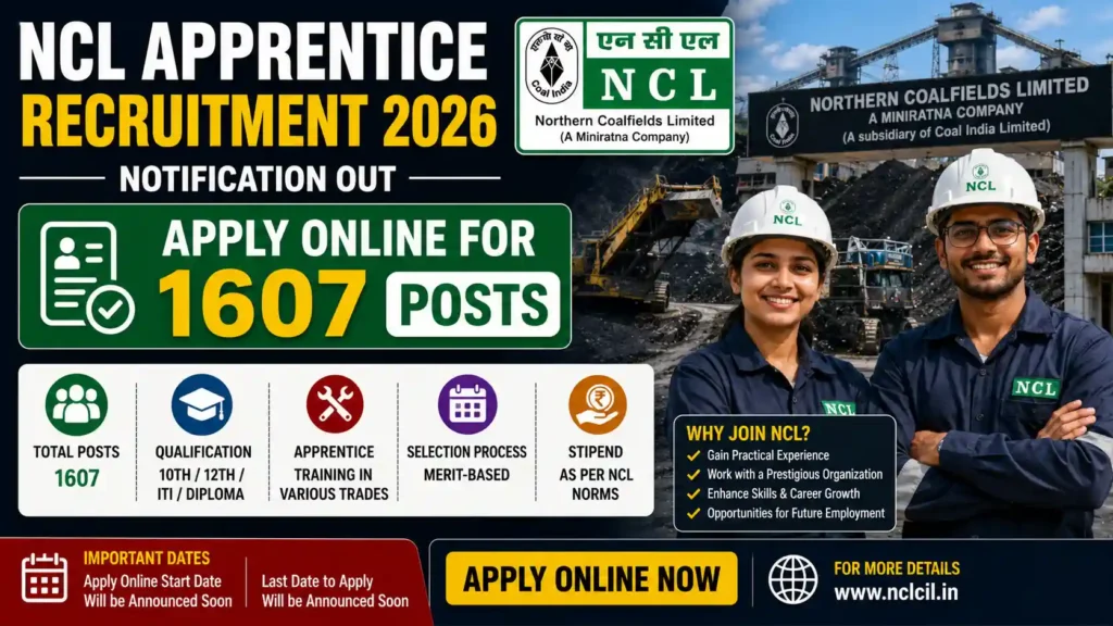 NCL Apprentice Recruitment 2026