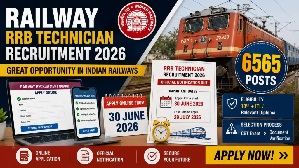 Railway RRB Technician Recruitment 2026