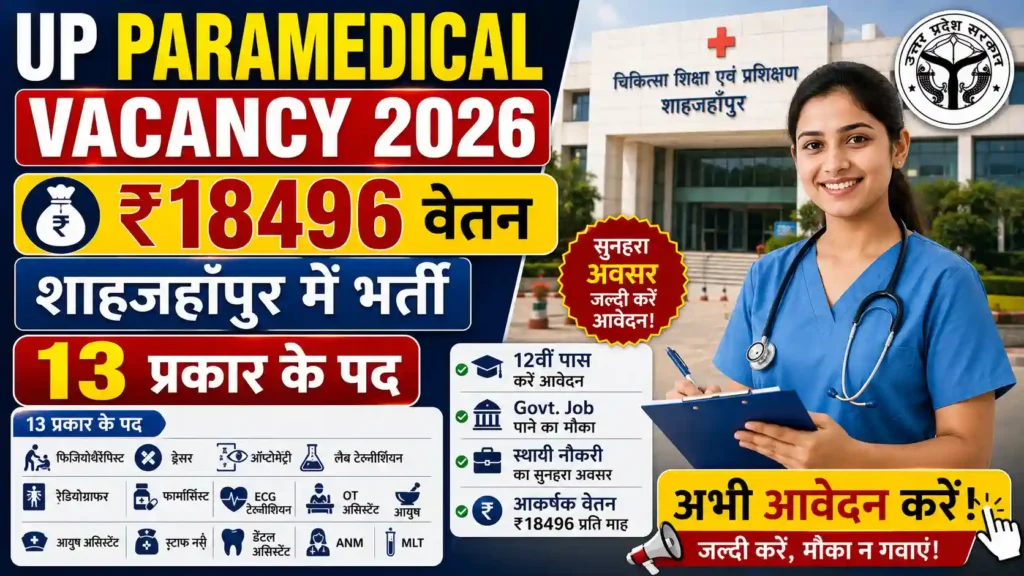 UP Paramedical Vacancy 2026