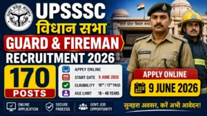 UPSSSC Vidhan Sabha Guard & Fireman Recruitment 2026