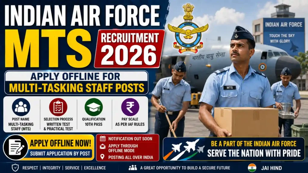 Indian Air Force MTS Recruitment 2026