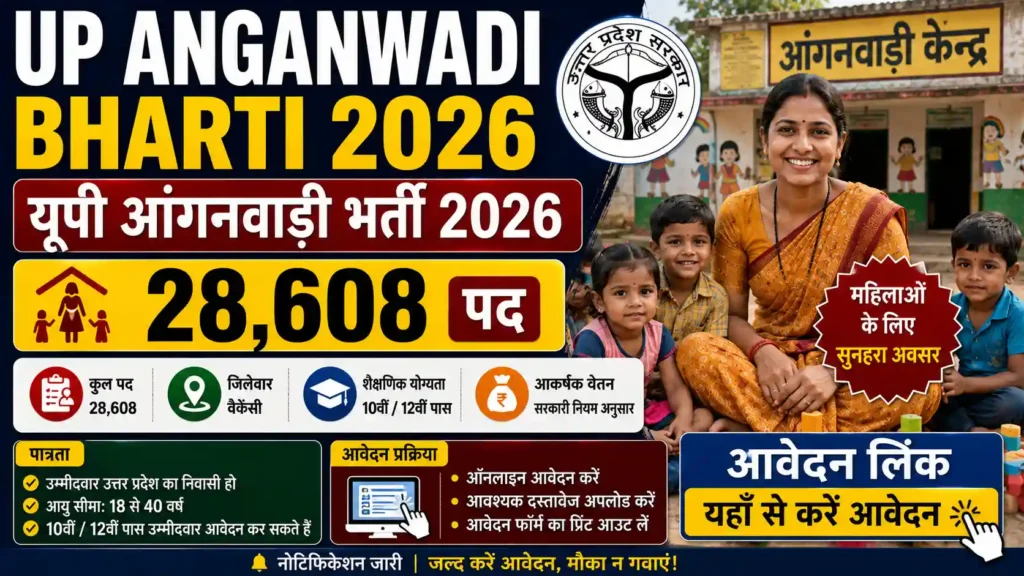 UP Anganwadi Bharti 2026