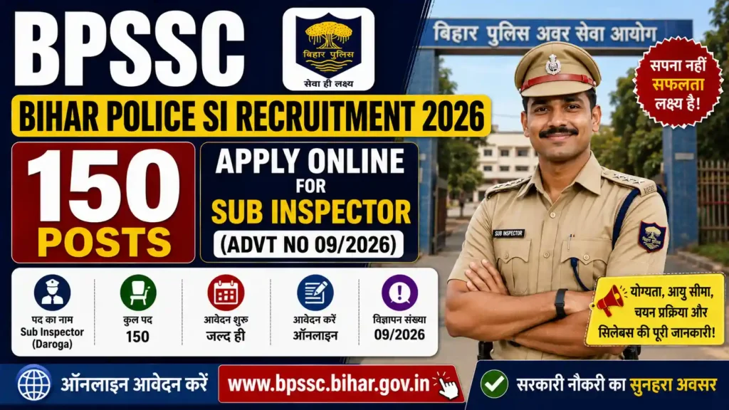 Bihar Police SI Recruitment 2026