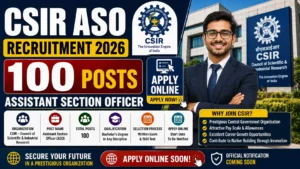 CSIR ASO Recruitment 2026