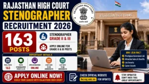 Rajasthan High Court Stenographer Recruitment 2026