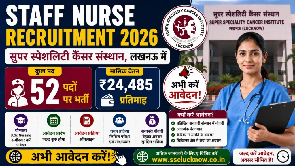 Staff Nurse Recruitment 2026