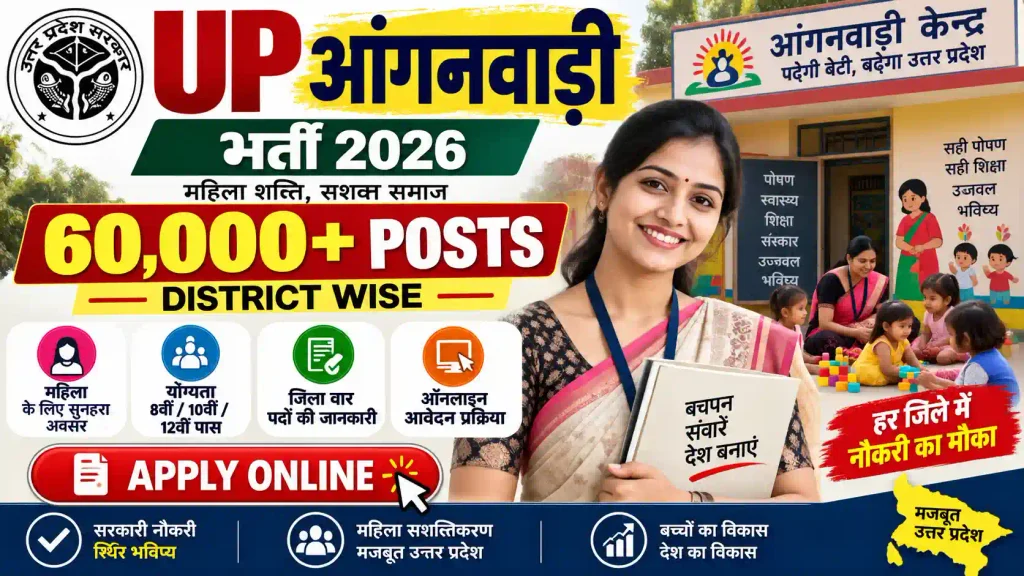 UP Anganwadi Bharti 2026