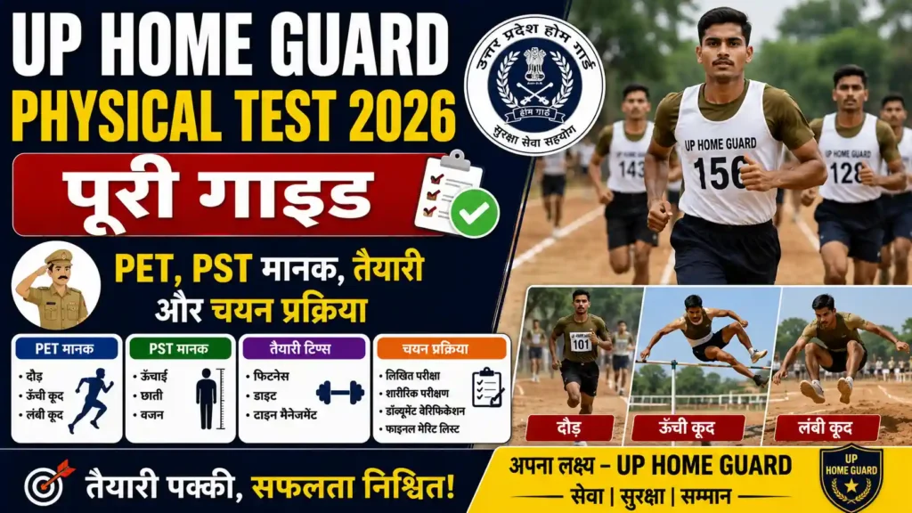 UP Home Guard Physical Test 2026
