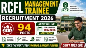 RCFL Management Trainee Recruitment 2026