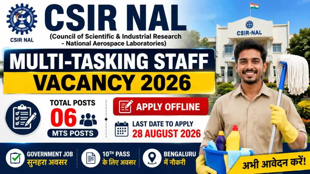 CSIR NAL MTS Recruitment 2026