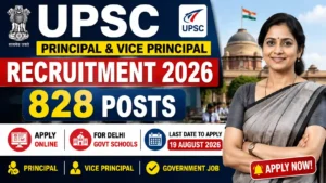 UPSC Principal & Vice Principal Recruitment 2026