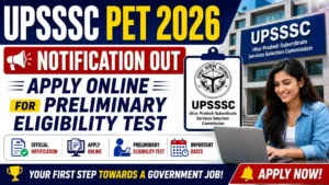 UPSSSC PET 2026