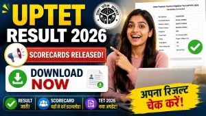 UPTET Result 2026