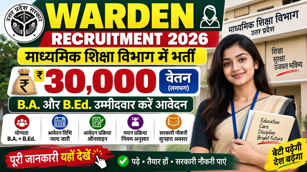 Warden Recruitment 2026