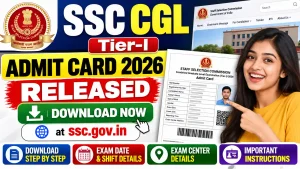 SSC CGL Tier-I Admit Card 2026