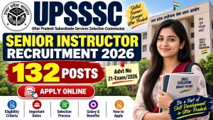 UPSSSC Senior Instructor Recruitment 2026