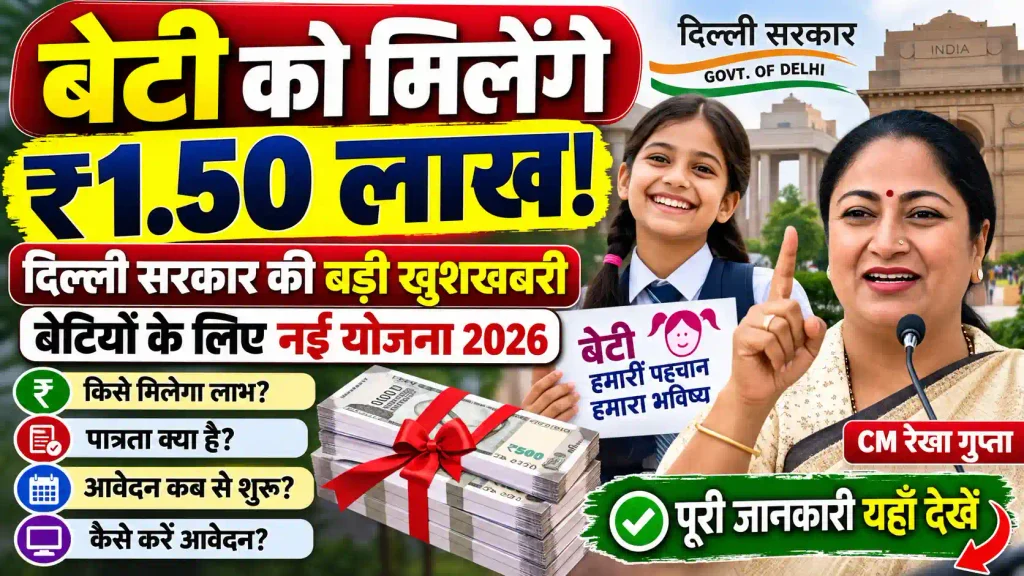 Delhi Lakhpati Bitiya Yojana 2026