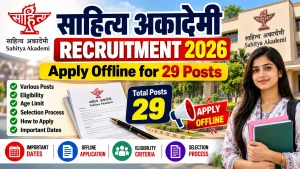 Sahitya Akademi Recruitment 2026