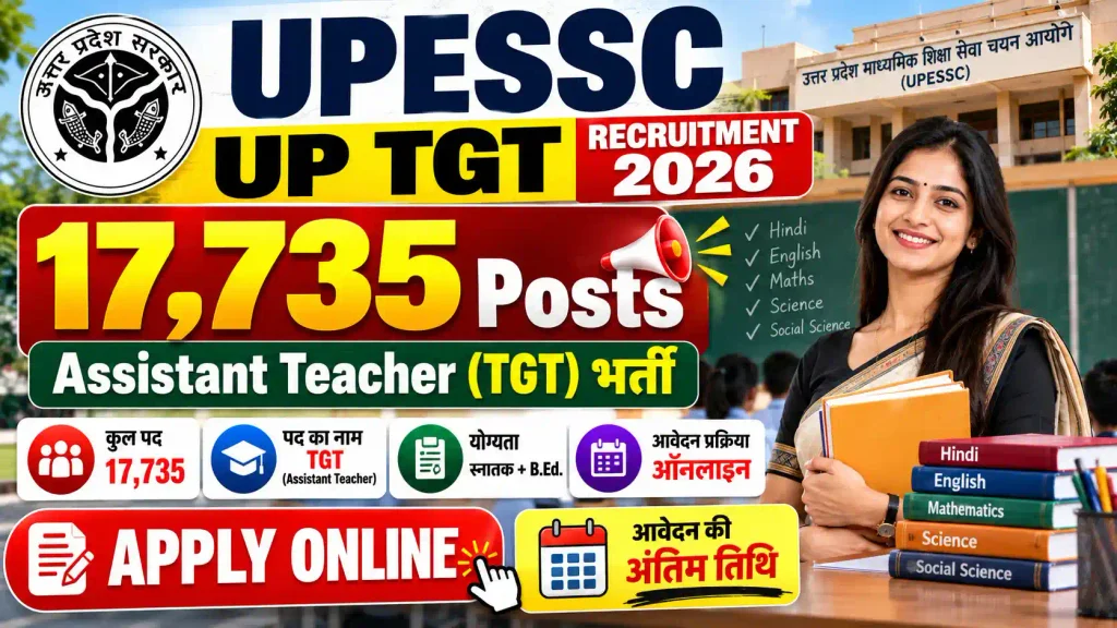 UPESSC UP TGT Recruitment 2026