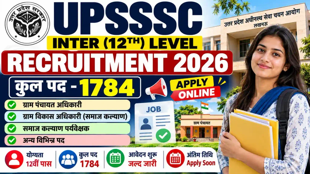 UPSSSC 12th Level Recruitment 2026