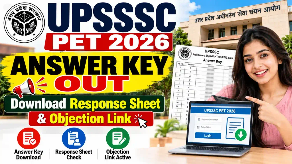 UPSSSC PET Answer Key 2026
